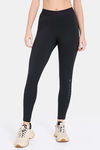 Zelocity Quick Dry Gym Leggings - Jet Black — thumbnail 2